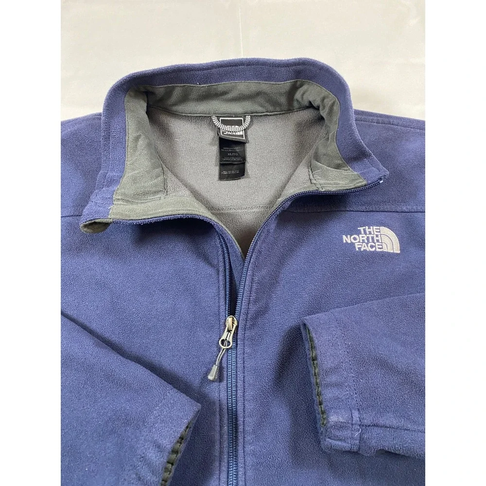 The North Face Mens Windwall Fleece Jacket Navy Blue‎ Full Zip XL  Gorpcore